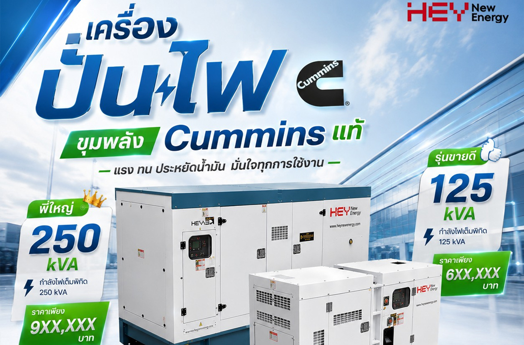 เครื่องปั่นไฟ 125 kVA