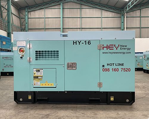 เครื่องปั่นไฟ 3 เฟส ตู้เก็บเสียง Silent Type HEY New Energy ขนาดเล็ก